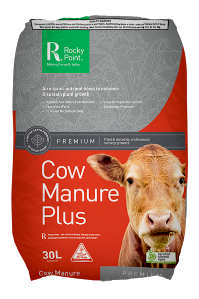 a bag of cow manure plus